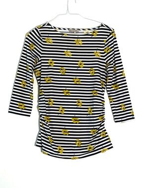 Hobbs London Women’s Boatneck Stripe Cotton Top